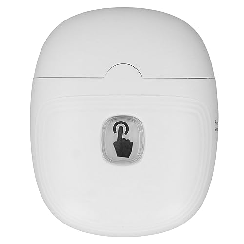 Electric Automatic Nail Clipper Rechargeable Nail Grinder with Smart Chip Splash Proof Anti Pinch Design for Baby Adult Nail Care (White)