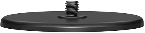 Sennheiser Pro Audio Sennheiser Profile - Soporte de mesa elegante con rosca de 38 pulgadas y base redonda acolchada para micrófono de perfil