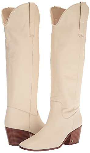 Sam Edelman Women's Britten Western Boot, Modern Ivory, 8.5 #TOP6