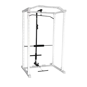 HulkFit Version 2 LAT Pulldown and Low Row Handlebar Tower Attachment Accessory for Pro Series Power Cage