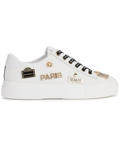 Image of Karl Lagerfeld Women's Cate Pins Lace Up Sneaker