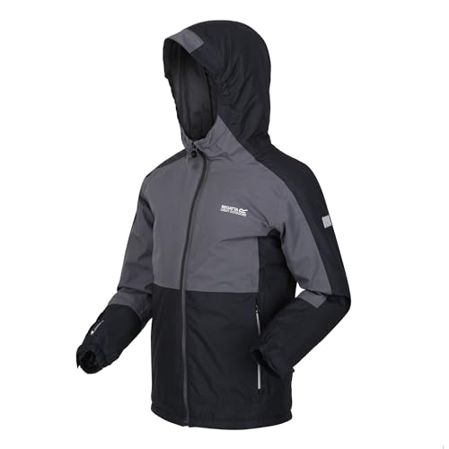 Childrens/Kids Beamz III Waterproof Jacket (9-10 Years) (Mineral Red/Rumba Red)4