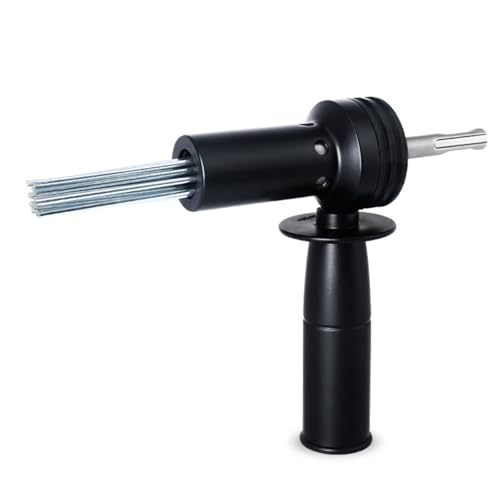 Adaptateur pour dérouilleur à aiguilles de marteau électrique, outil de retrait de rouille de tige SDS, conception de conversion ergonomique, embout pour outils électriques en acier allié trempé