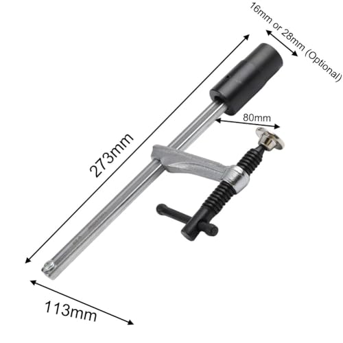 Presse à serrage rapide pour établi de menuisier trou 16/28 mm - 7