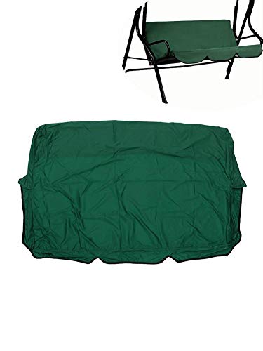 Bulary Patio Swing Seat Cover, Dustproof Replacement Cover, Swing Seat Cover Replacement, Swing Chair Dustproof Protection, for Outdoor 3 Seat Swing Chair, Cover Only
