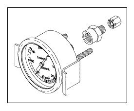 Pressure Gauge for Pelton & Crane (PCG040) PCG040