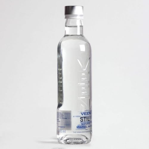 Image of urban platter Veen Natural Mineral Still Water From The Himalayas,330 Ml(Pack Of 6,Bottled From A Pristine Spring In Bhutan|Premium Glass Bottle|Pure And Pristine Himalayan Water)
