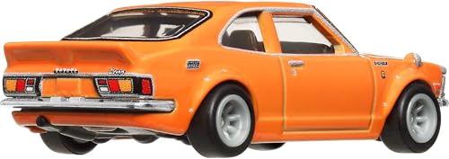Hot Wheels Premium '72 Toyota Corolla Levin, Orange, Car Culture Series, 2/5, Die-Cast Metal Model