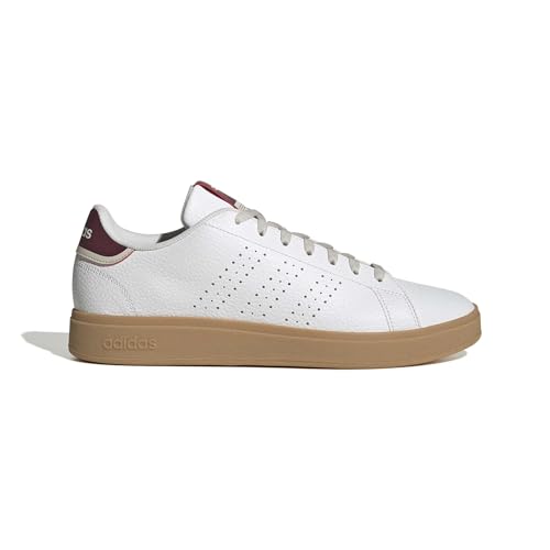 adidas Herren Advantage Base 2.0 Shoes, FTWR White/FTWR White/Shadow Red, 46 EU – Ansicht 2