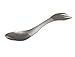 Light My Fire Titanium Spork — Camping Spoon Fork Knife Combo — Reusable Travel & Camping Utensils — Unbreakable Non-Toxic BPA Free Outdoor Backpacking Hiking Picnic Utensil — 1 Metal Spork