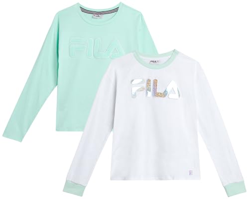 Hauts mignons pour filles Fila en coton vêtements décontractés école