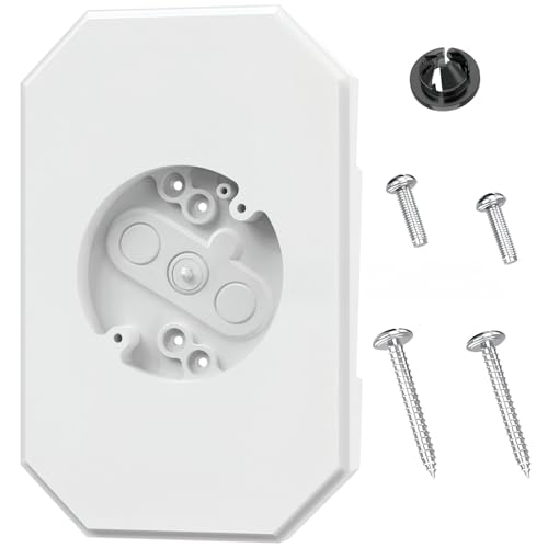 Kit de montaje de revestimiento de vinilo con caja eléctrica, compatibilidad de revestimiento de regazo de 1/2 pulgada para accesorios al aire libre
