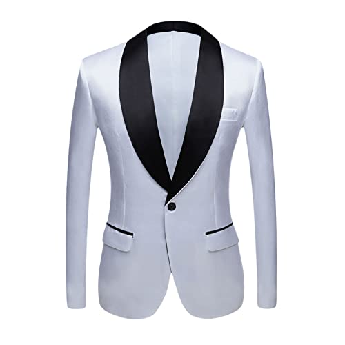 Blazer homme bleu brillant avec relief pour illuminer vos soirées