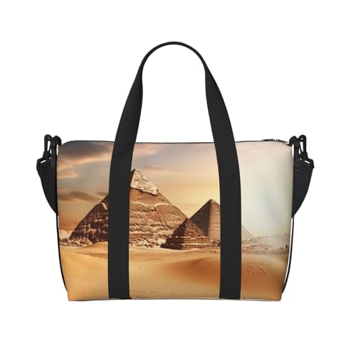 Sac de sport homme et femme motif pyramide pour le fitness et weekend