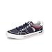 Produktbild Dockers by Gerli Herren Low-Top Sneaker, Männer Halbschuhe,Freizeitschuhe,Turnschuhe,Laufschuhe,schnürschuhe,schnürer,Navy,43 EU