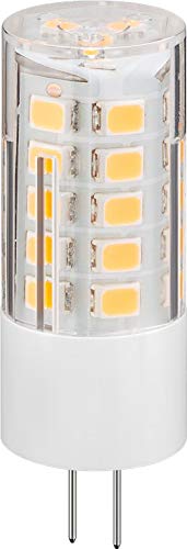 goobay Bombilla LED compacta 3 W, G4, sustituye a una lámpara incandescente de 35 W, blanco cálido, ángulo de haz 300°, 80 Ra, 360 lm, 3000 K   para focos empotrados o lámparas de techo, 77428