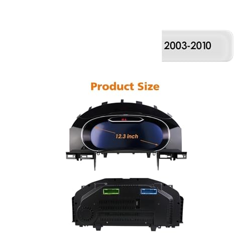 Salpicadero digital de coche VW Touareg 2003-2010 con cabina virtual Carplay 2