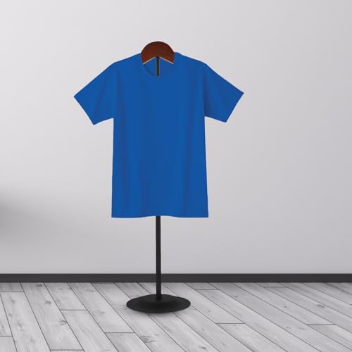 Présentoir à t-shirts robuste avec support de cintre réglable en hauteur