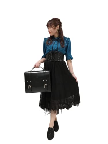 axes femme poetique(アクシーズファムポエティック) スカート スカラップ刺繍レースSK レディース M 黒