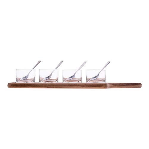 Servizio aperitivo 9 pezzi legno