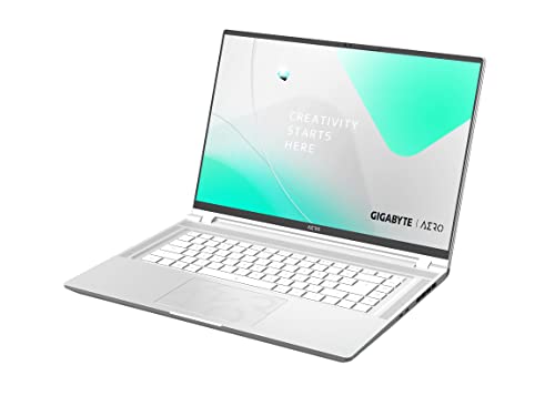 Image of Gigabyte AERO 16 OLED: 16.0 inch 16:10 Thin Bezel 4K UHD+ 3840x2400 60Hz OLED, NVIDIA GeForce RTX 4070 GPU 8GB GDDR6, Intel Core i9-13900H, 32GB DDR5 RAM, 1TB SSD, Win11 Pro (AERO 16 OLED BSF-A3US964SP)