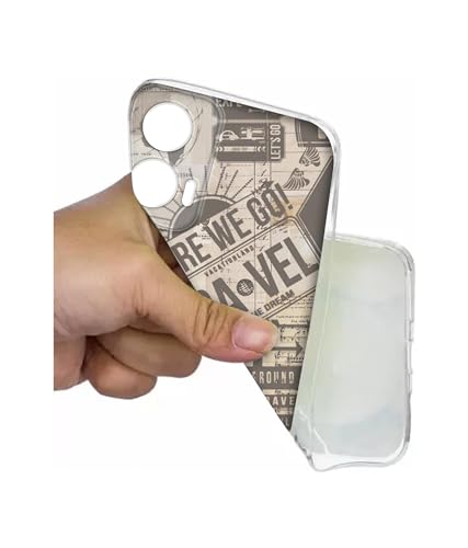 Image of Travel Design Printed Silicon Soft TPU Back Case Cover for Motorola Moto G35 5G