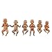 Reborn Baby Dolls, Lot de 6 mini poupées réalistes nouveau-né fille en vinyle souple poupée nouveau-né poupée nouveau-né peut bricolage renaissance poupée vierge