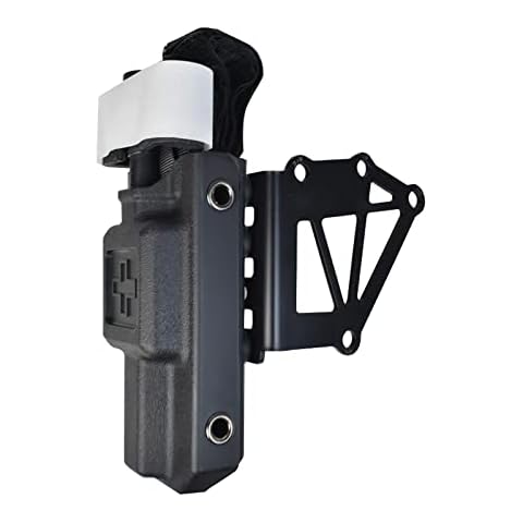 Hdlsina Universal Tactical Duty Holster Extended Support Holder and Tourniquet Holder Including Tourniquet (Black) Cover