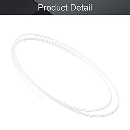Image of Othmro PTFE Teflon Bowden Tube 3.28ft-1.6mm ID x 2mm OD-Milky White Connector Tubing for 3D Printer-1PCS