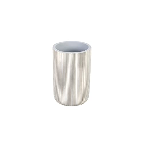 Portaspazzolino Ceramica 12.3 cm grigio