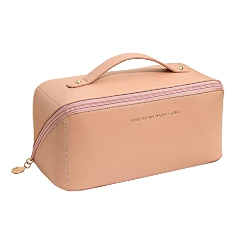 Atsika® Cosmetic Bag Travel Pouch with Zipper Multi Partition Toiletry Bag Organiser Pink|Health & Beauty | Makeup | Makeup Bags & Cases