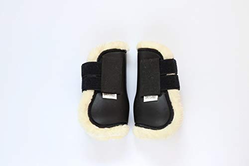 Guêtres HB de taille SHET avec doublure en fourrure pour poney