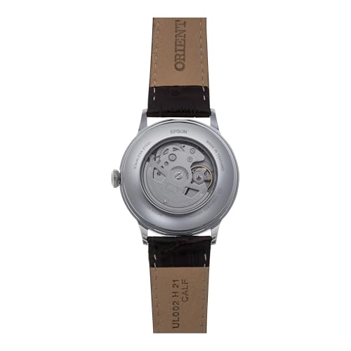 Image of Orient Bambino Version 8 Weekly Calendar Automatic Dress Watch Model: RA-AK0705R30B