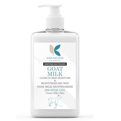 Image of Goat Milk Body Wash 300ml | Moisturizing & Deep Cleansing Shower Gel | Hydrating Body Cleanser | Helps Remove Dirt, Oil & Body Acne | Suitable for All Skin Types