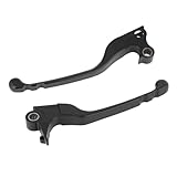 キジマ(Kijima) バイクパーツ レバー スリムタイプ アルミダイキャスト製 ベアリング入り BIG TWIN('96-'17) XL('96-'03) ブラック HD-04348