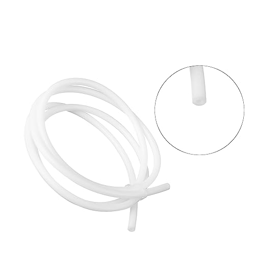 Image of Othmro 1Pcs PTFE Teflon Bowden Tube 3.28ft-3mm ID x 5mm OD-Milky White Connector Tubing for 3D Printer