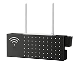 Wifi Box Hider - 1570gMount Organizer, Sleek Home Organization Solution, Carbon Steel Modem | Router Storage Box For Electronics, Network Outlet, Cable Management, TV, Desktop, Living Room, Book Baske