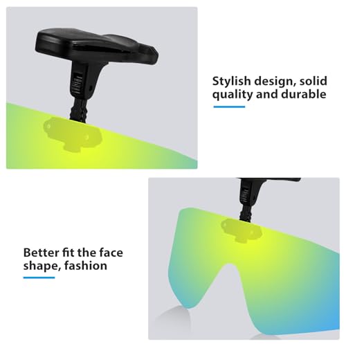 DEECOZY Clip Cap Sports Sunglasses, Clip-On Sunglasses, Outdoor Polarized Sunglasses for Men Fishing Cycling Golf Climbing4