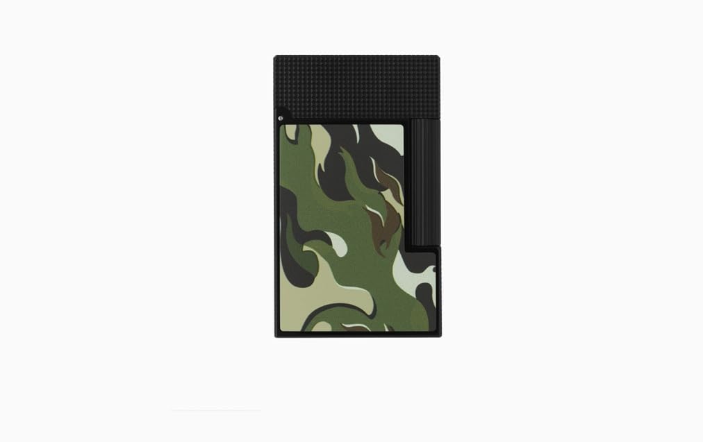 Red Camo Luxury Lighter by S T Dupont