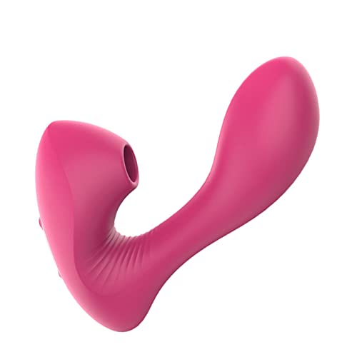 WXZDQ 2 en 1 Vîbrạdộr Sụççîón çlítộrîs para mụjęręs Portátil sęxụạl 10 Modos de Sụççîộnạdộr çlítộrîs sîlîçộnạ Sîlęnt pụntộ Ġ Vîbrạdộr çlítộrîs çhụpạdộr y Vîbrạcîộn, Cargar USB Cover