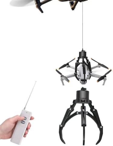 Drone Mantis Claw Hook Gripper Grasp & Airdrop System - 360° Pinpoint Delivery Kit Smart Payload Carrier for D JI Mini 4 Pro/4/3/2, Air 3/2/2S & Mavic Series - Rescue/Fishing/Targeted Delivery Solutions (Airdrop Unit Only, Drone Not Included)