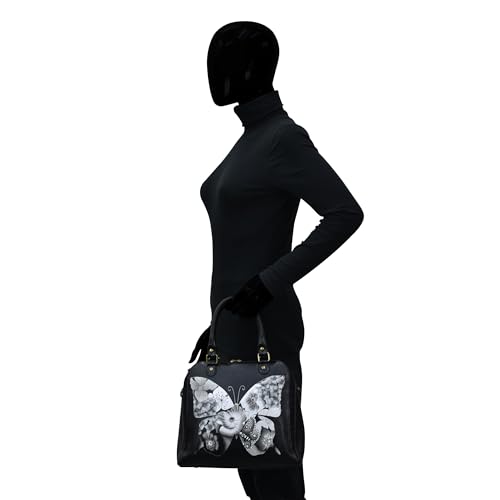 Anna by Anuschka Hand-Painted Leather Organizer Satchel4