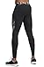 ZERAOKE Men's Gym Training Running Leggings Anti-Wear Quick-Drying Elastic Jogging Tights Men Compression Pants-Black-XL
