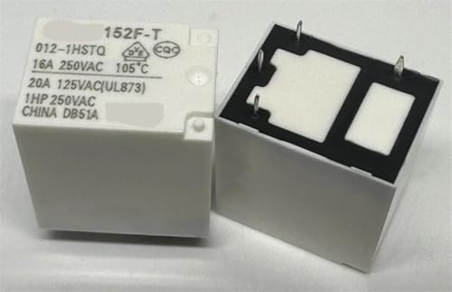 Relé 4 pines HF152F-T para automatizar luces y domótica en el hogar
