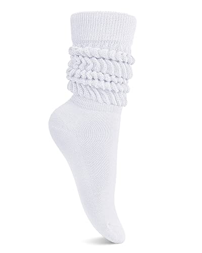 HASMES Women Slouch Socks Knee High Boot Long Tube Scrunch Socks for Woman