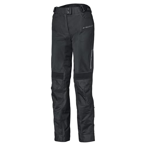 Held Tropic 4 Base Sport Mesh Textil Motorrad Hose - Sommer Motorradhose mit Protektoren D30 Ghost Level 1 - CE Schutzkleidung Klasse A, Schwarz, Größe K-M