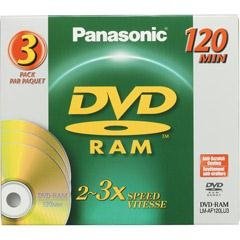 PANASONIC DVD-RAM Disc for Video Recording - LMAF120LU/ 3
