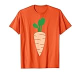carota costume verdura carnevale costumi vegano maglietta