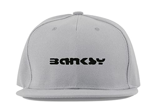 Casquette de baseball Banksy graffiti gris en coton taille unique