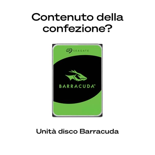 BarraCuda 2TB, Unità disco interna, 3.5", per PC & PC Portatili, SATA 6 GB/s, 7200 RPM, 64 MB cache, FFP (ST2000DMZ08) - Hdd - Immagine 1